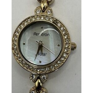 Armitron Now Womens Watch New Battery 75/4014GP 22MM 7" Quartz Analog V